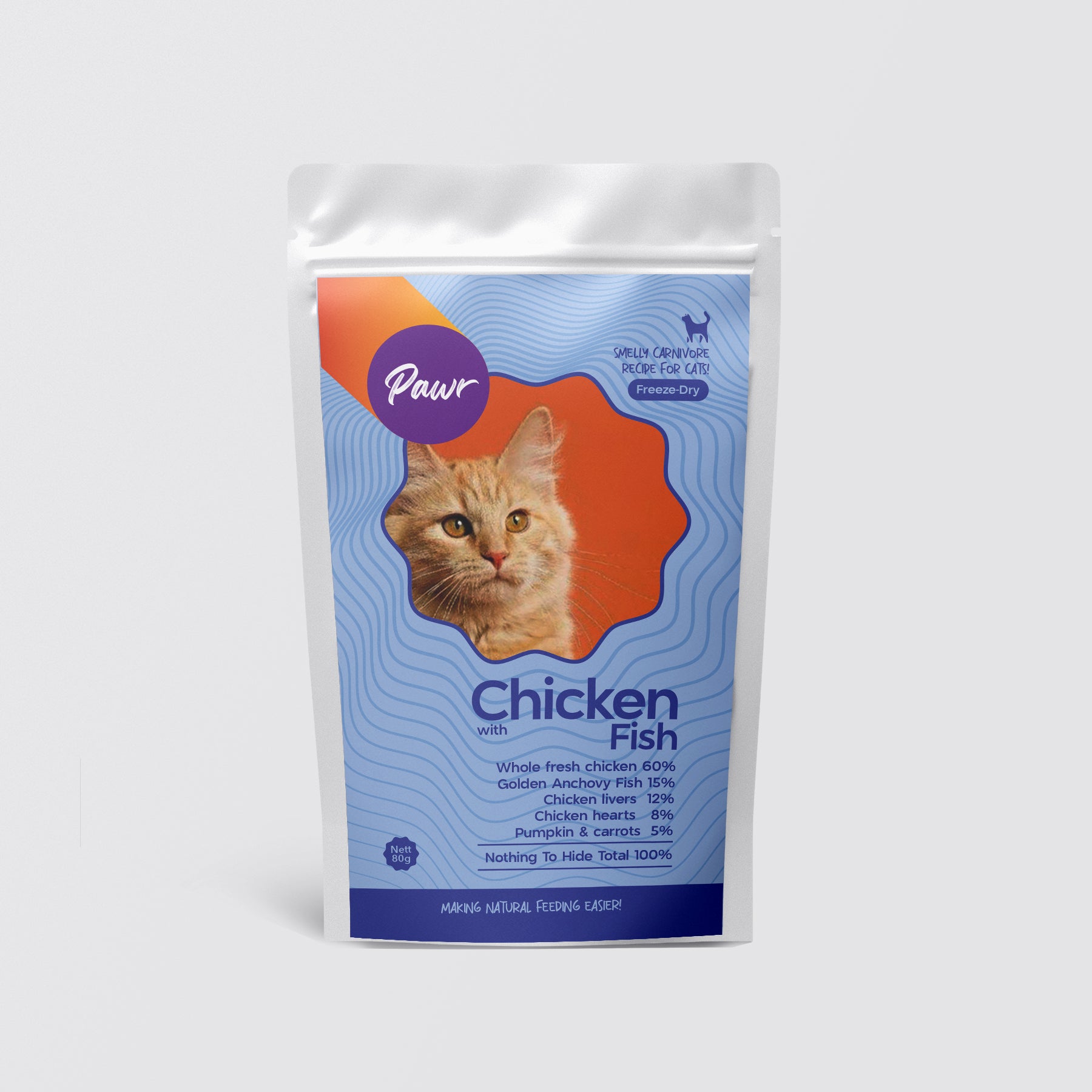Pawr4Cats | Freeze-Dried Meals | Chicken & Fish