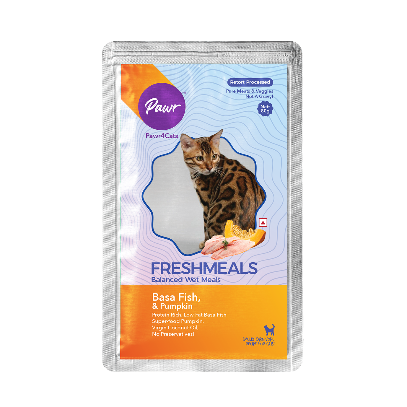 Pawr4Cats | FreshMeals | Fish & Pumpkin