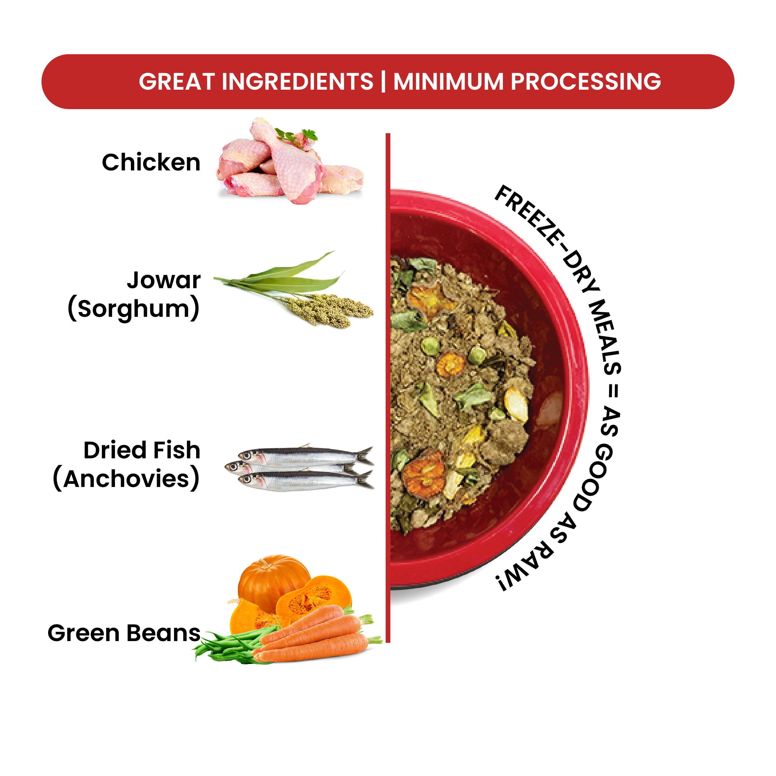 Rawr4Dogs | Complete Freeze-Dried Meals | FieldFest | 3 Meats, Jowar, & Veggies