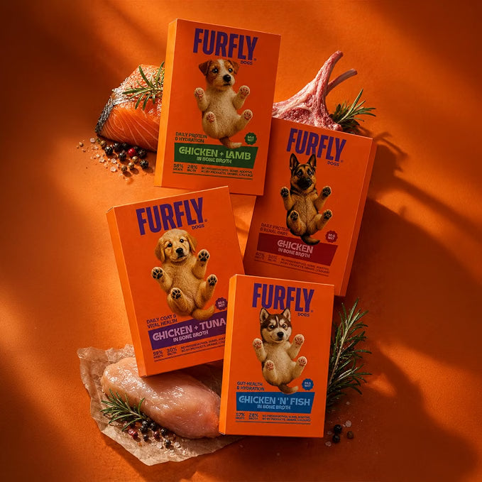 FurFly Dogs | Chicken 'N' Fish in Bone Broth Wet Dog Food | 80 gms