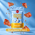 Rawr4Dogs | Zoomy Treats | Freeze-Dried Chicken Hearts | 45 GMS