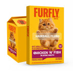 FurFly Cats | Chicken 'N' Fish Hairball Flush and Gut Health | 80gms