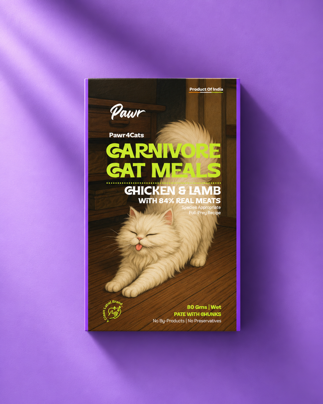 Pawr4Cats | FreshMeals | Chicken, Lamb & Veggies