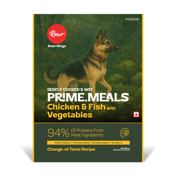 Rawr4Dogs | FreshMeals | Gentle Cooked Wet Meals | Fish, Sweet Potato, Carrots
