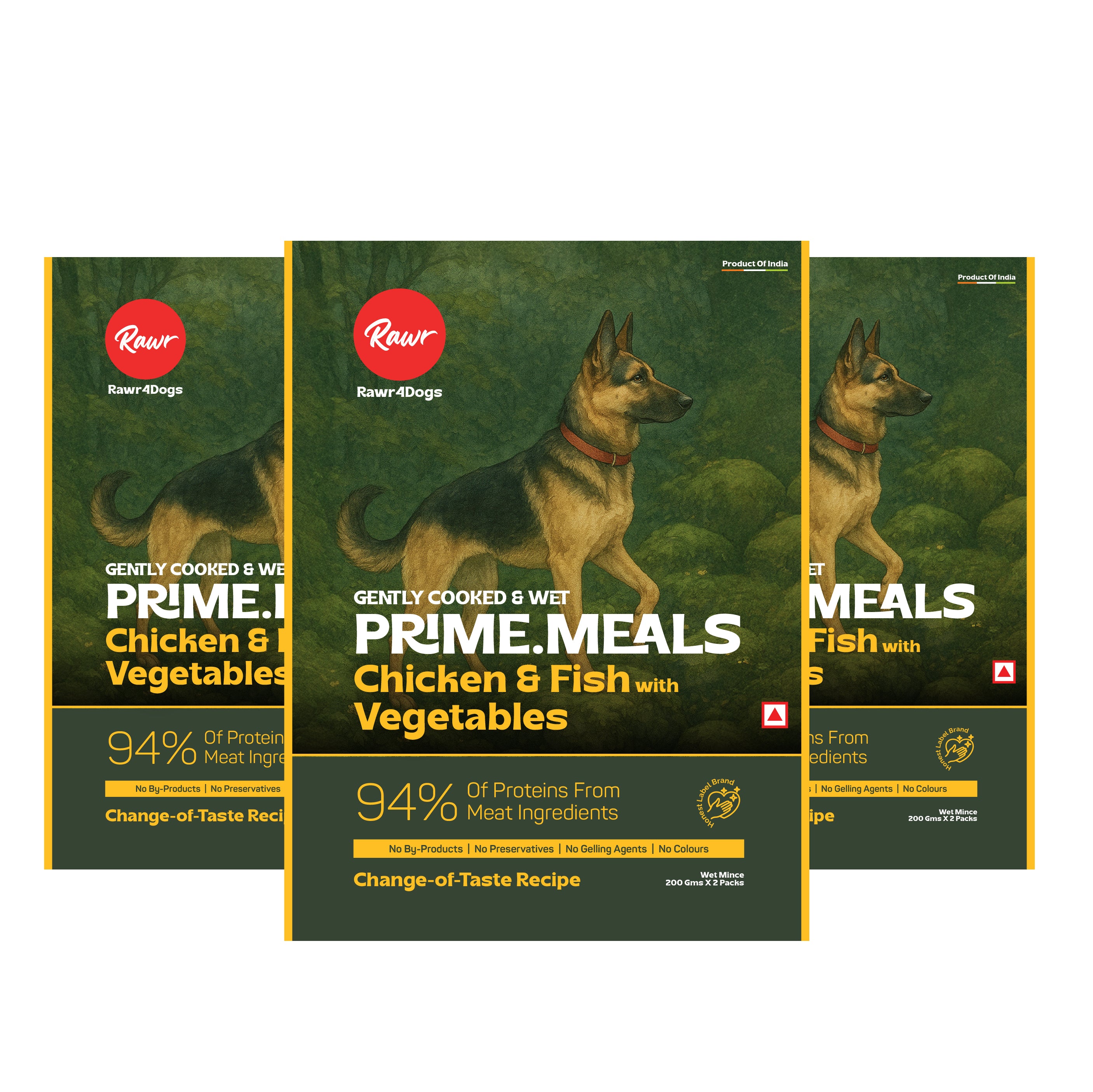 Rawr4Dogs | FreshMeals | Gentle Cooked Wet Meals | Fish, Sweet Potato, Carrots