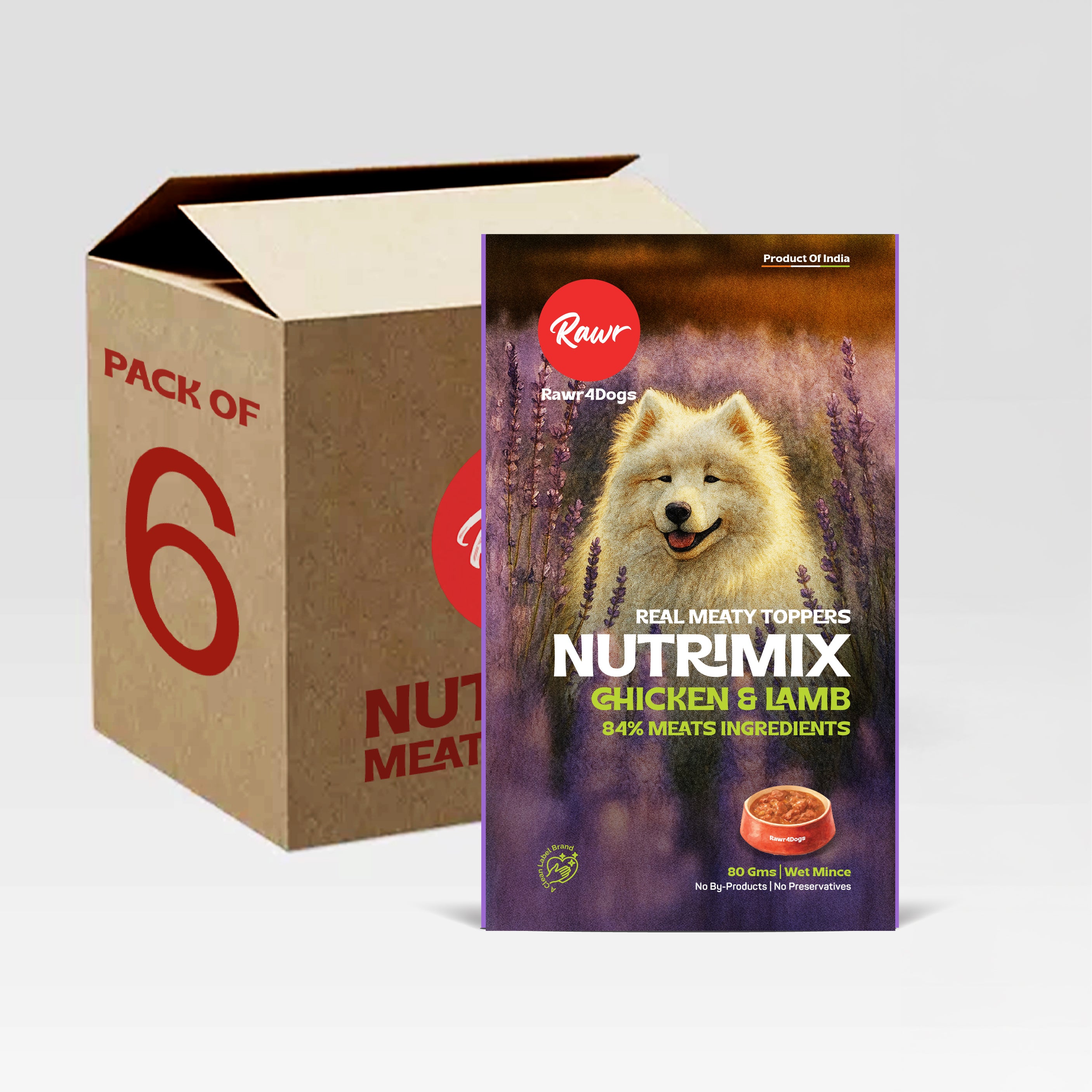 Rawr4Dogs | Nutrimix (Wet) | Meaty Toppers | Chicken & Lamb