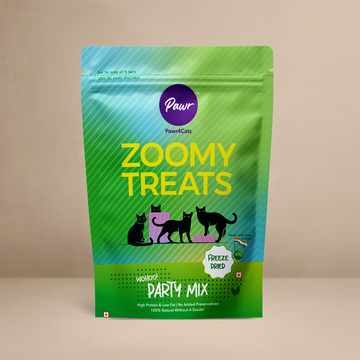 Pawr4Cats | Zoomy Treats | Freeze-Dried Party Mix | 60 GMS