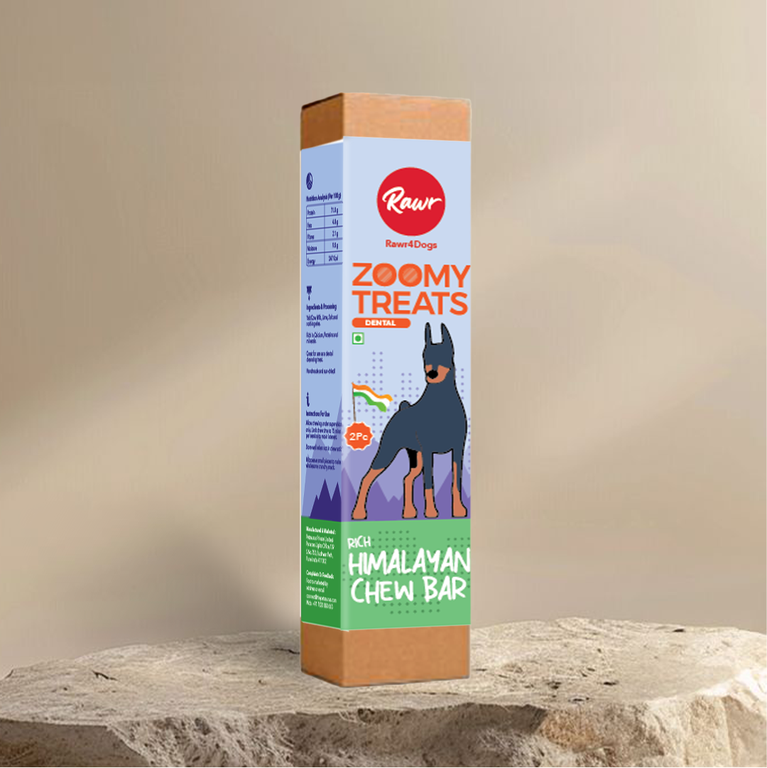 Rawr4Dogs | Zoomy Treats | Himalayan Chew Bars | 2 X M Size Bars