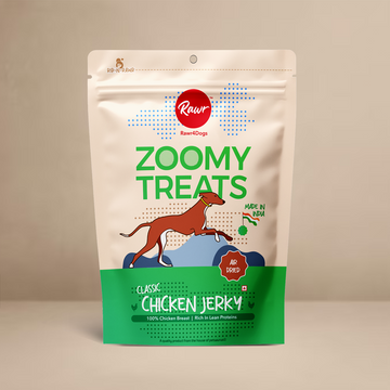 Rawr4Dogs | Zoomy Treats | Air-Dried Classic Chicken Jerky | 50 GMS