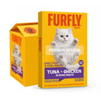 FurFly Cats | Tuna + Chicken in Bone Broth Cat Wet Food Persian Special | 80gms