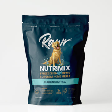 Rawr4Dogs | Nutrimix Freeze-Dried | 100% Meat Toppers | Chicken & Buffalo