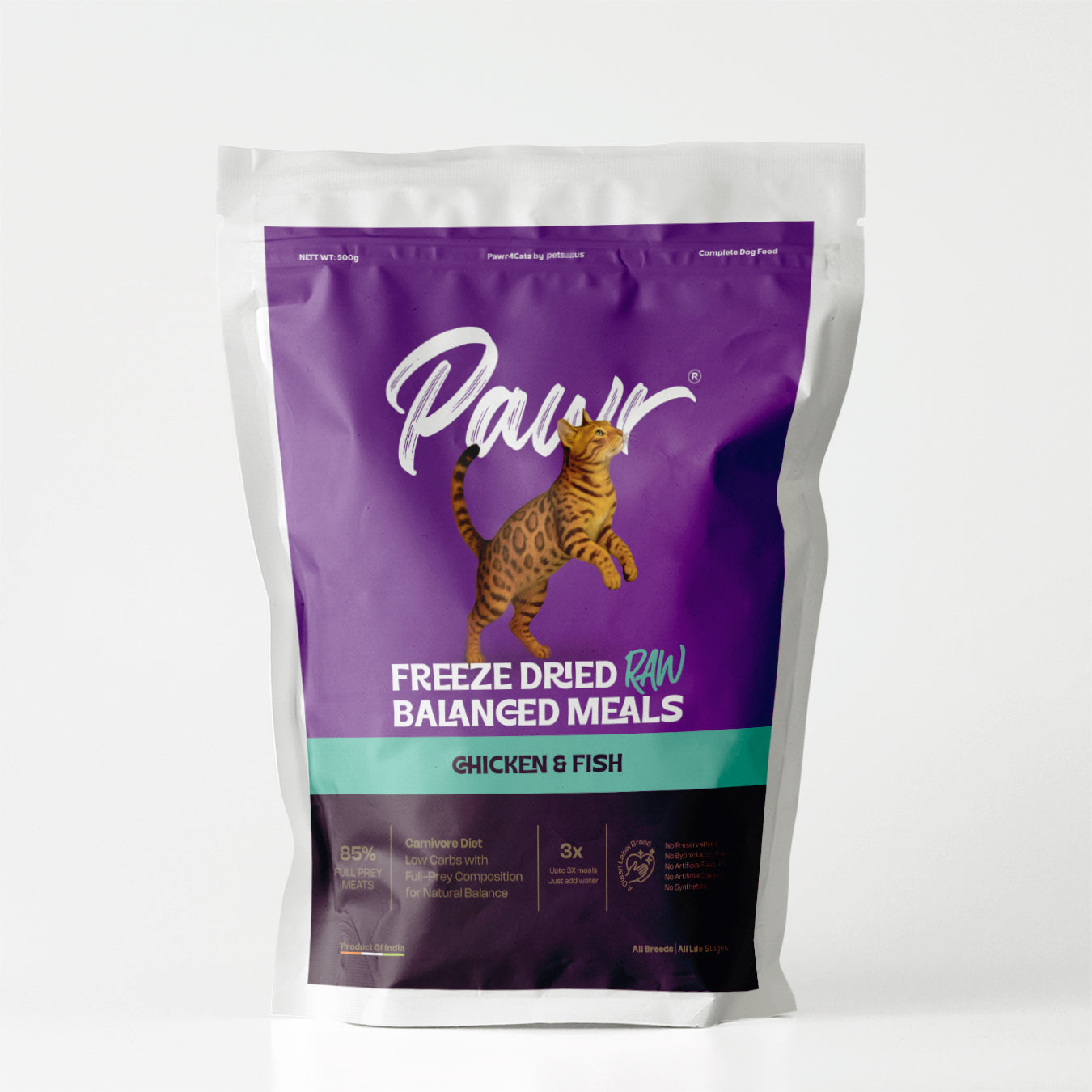 Pawr4Cats | Freeze-Dried Meals | Chicken & Fish