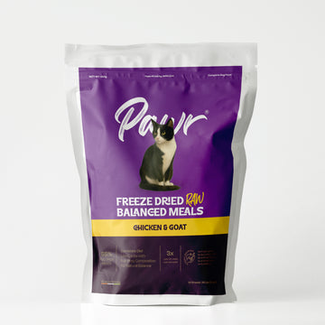 Pawr4Cats | Freeze-Dried Meals | Chicken & Goat