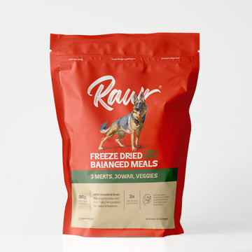 Rawr4Dogs | Complete Freeze-Dried Meals | FieldFest | 3 Meats, Jowar, & Veggies